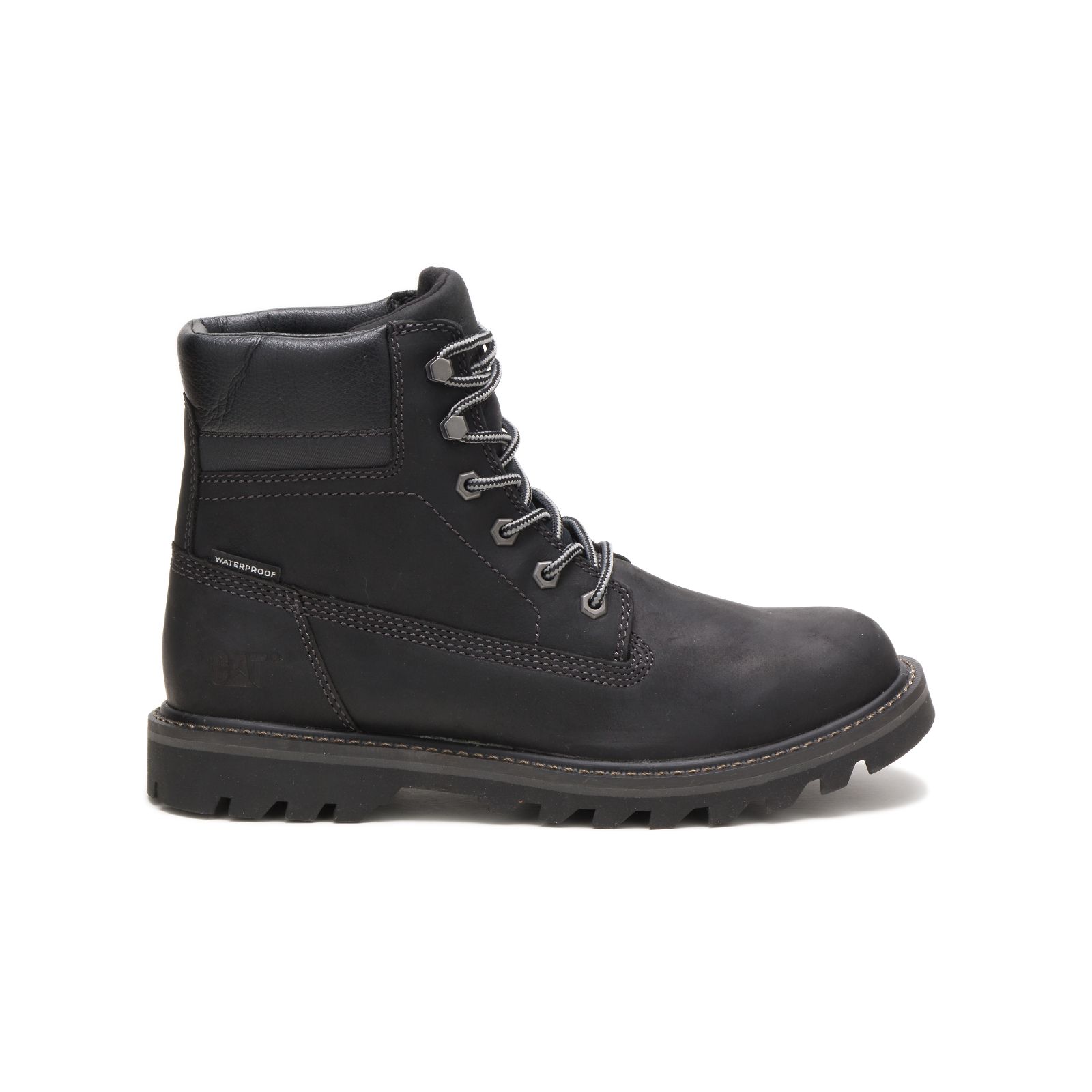 Caterpillar Deplete Waterproof - Mens Work Boots - Black - NZ (679BYQNRT)